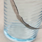Vintage Fostoria Azure Blue Glass Spiral Optic Ice Bucket