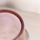 Vintage Fostoria Pink Glass Spiral Optic Ice Bucket with Tongs