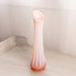 Vintage Fostoria Pink Opalescent Glass Heirloom Swung Vase
