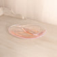Vintage Fostoria Pink Opalescent Glass Seascape Divided Dish
