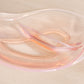 Vintage Fostoria Pink Opalescent Glass Seascape Divided Dish