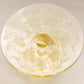 Vintage Fostoria Topaz Yellow Glass Legion Floral Candleholder
