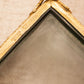 Vintage Green & Clear Glass Rectangular Gold Detail Lidded Box