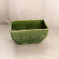 Vintage Green Rectangular Green Planter