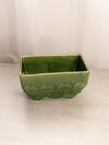 Vintage Green Rectangular Green Planter