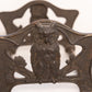 Vintage H.L. Judd Co Brass Owl Sliding Extendible Book Rack