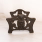 Vintage H.L. Judd Co Brass Owl Sliding Extendible Book Rack