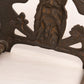 Vintage H.L. Judd Co Brass Owl Sliding Extendible Book Rack