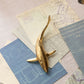 Vintage Hampton Brass Medium Shark Figurine