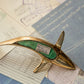 Vintage Hampton Brass Medium Shark Figurine