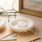 Vintage Hazel Atlas Milk Glass Daisy Candleholders (Set of 2)