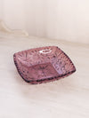 Vintage Hazel Atlas Moroccan Amethyst Square Purple Glass Dish