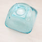 Vintage Hazel-Atlas Small Square Carpi Colonial Blue Glass Bowl