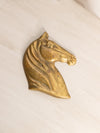 Vintage Heavy Medium Bryan Krstonich Brass Horse Head Paperweight