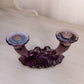 VIntage Heisey by Imperial Purple Amethyst Warwick 2-Light Candlestick