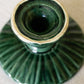 Vintage Hull Pottery F6 Imperial Dark Green Pedestal Dish