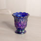 Vintage Imperial Blue Aurora Jewels Carnival Glass Toothpick Holder