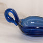 Vintage Imperial Collector's Guild Medium Cobalt Blue Glass Swan Dish