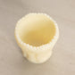 Vintage Imperial Cream Matte Glass Toothpick Holder