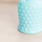 Vintage Imperial Glass Light Blue Milk Glass Hobnail Perfume Bottle