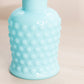 Vintage Imperial Glass Light Blue Milk Glass Hobnail Perfume Bottle