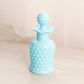 Vintage Imperial Glass Light Blue Milk Glass Hobnail Perfume Bottle