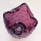 Vintage Imperial Glass Medium Dark Purple Glass Artichoke Vase
