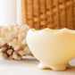 Vintage Imperial Glass Medium Satin Cream Glass Bowl