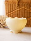 Vintage Imperial Glass Medium Satin Cream Glass Bowl