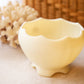 Vintage Imperial Glass Medium Satin Cream Glass Bowl