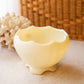 Vintage Imperial Glass Medium Satin Cream Glass Bowl