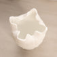 Vintage Imperial Glass Medium Matte White Milk Glass Artichoke Vase
