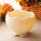Vintage Imperial Glass Medium Satin Cream Glass Bowl