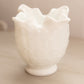 Vintage Imperial Glass Medium White Milk Glass Artichoke Vase