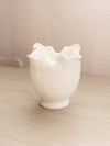 Vintage Imperial Glass Medium White Milk Glass Artichoke Vase