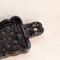 Vintage Imperial Glass Small Black Glass Handled Dish