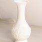 Vintage Imperial Glass Small Matte White Floral Bud Vase