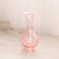 Vintage Imperial Glass Small Pink Iridescent Floral Bud Vase
