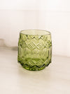 Vintage Imperial Glass Tall Green Glass Jar (Missing Lid)