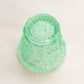 Vintage Imperial Green Glass Sawtooth Edge Toothpick Holder
