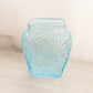 Vintage Imperial Lenox Light Blue Glass Vase with Bird Details