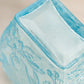 Vintage Imperial Lenox Light Blue Glass Vase with Bird Details