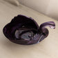 Vintage Imperial Medium Purple Slag Glass Swan Dish