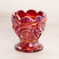 Vintage Imperial Red Carnival Glass Toothpick Holder