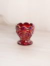 Vintage Imperial Red Carnival Glass Toothpick Holder