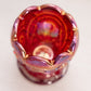 Vintage Imperial Red Carnival Glass Toothpick Holder