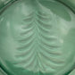 Vintage Indiana Glass Large Green Christmas Tree Platter Plate