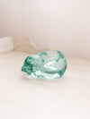 Vintage Indiana Glass Light Teal Glass Kitty Cat Votive Candleholder