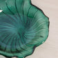 Vintage Indiana Glass Lily Pons Teal Green Glass Lily Pad Dish