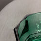 Vintage Indiana Octagonal Dark Green Glass Lidded Dish